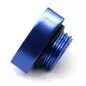 Preview: ROTARY13B1 ALUMINIUM ROTOR OIL CAP BLUE ANODIZED 55mm